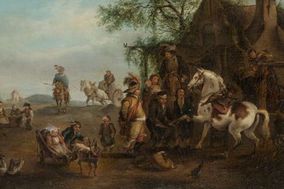Dutch school around 1800, follower of WOUWERMAN,
The...