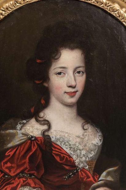 French school of the 18th century, 
Portrait...