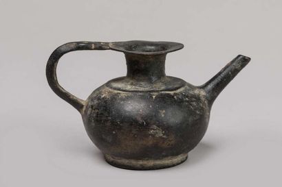 Small iron or cast iron coffee pot (object...