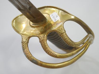 Sabre d'officier de cavalerie de ligne modèle...