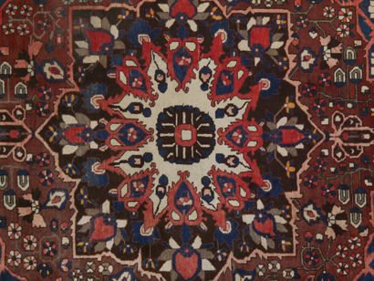 Tapis Bakthiar (chaîne et trame en coton,...