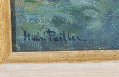 PAILLER Henri (1876 - 1954)
L'église au centre...