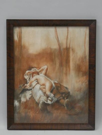 ROLL Alfred-Philippe (1846 - 1919)
La sieste,
crayons,...