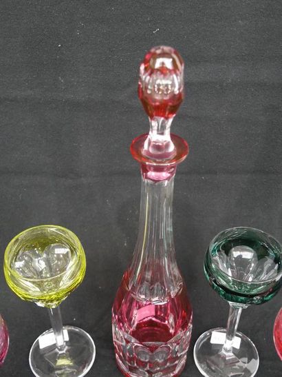 Service Val Saint Lambert de 6 verres cristal...