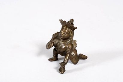 INDE - Vers 1900
Statuette de Krishna enfant...