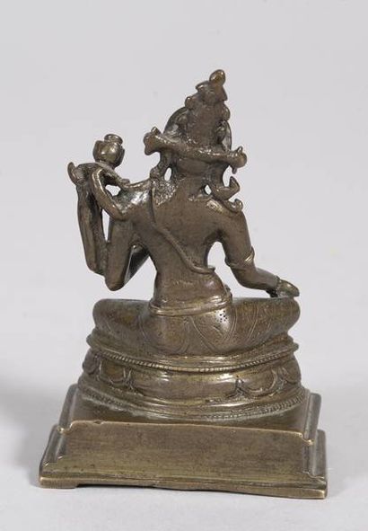 INDE, CASHEMIRE - Vers 1900
Statuette de...