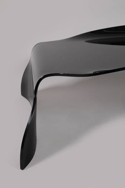 MOBILIER CONTEMPORAIN 
Table basse en verre...