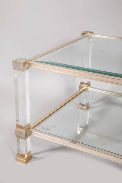 TRAVAIL DES ANNÉES 1980
Grande table basse...