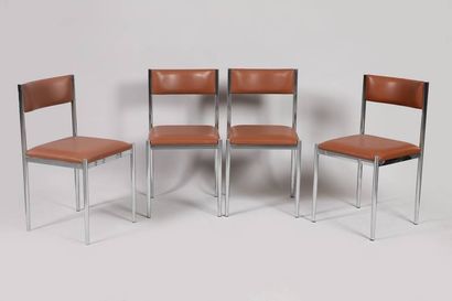MOBILIER CONTEMPORAIN - suite de 4 chaises...
