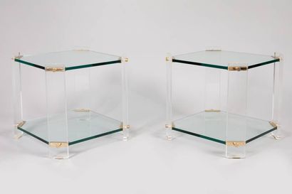 MARAIS INTERNATIONAL
Paire de tables d'appoint...