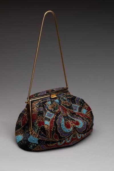 Sac de Bal recouvert de perles, intérieur...
