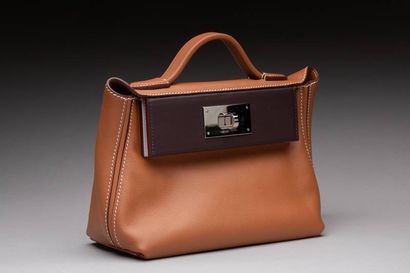 HERMES - Sac 24/24 Mini 21 Gold Tricolor...