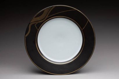 Plat en porcelaine Stream - Arata Isozaki...