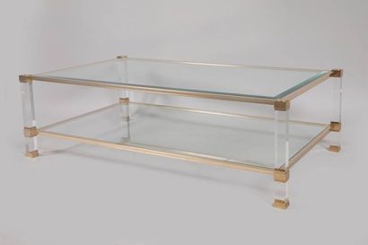 TRAVAIL DES ANNÉES 1980
Grande table basse...