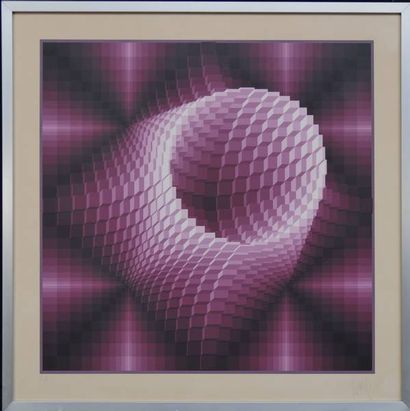 YVARAL (1934-2002) 
Composition,
Sérigraphie...