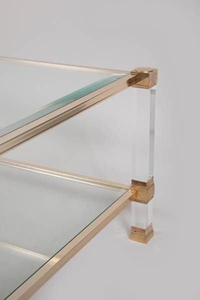TRAVAIL DES ANNÉES 1980
Grande table basse...