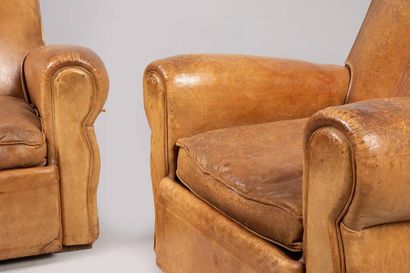 TRAVAIL DES ANNÉES 1950-60
Paire de fauteuils...