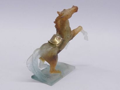 DAUM - Horse in pâte de verre circa 1980...
