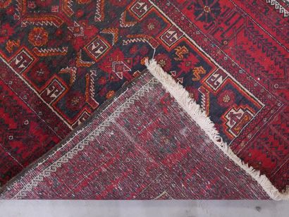 Tapis Turkmène (chaîne, trame et velours...