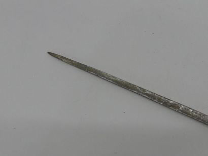 Antique wrought-iron halberd, consisting...