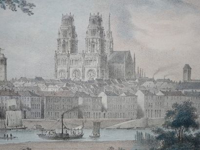 Ecole du début du XIXe siècle,
Vue d'une...