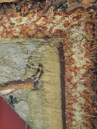 Tapisserie représentant, dans un paysage...