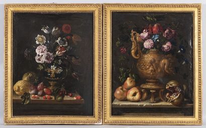 Attributed to Giovanni STANCHI (1608 - 1675)
Pair...