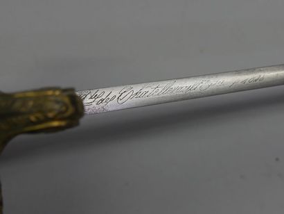 Model 1845 infantry officer's saber. Very...