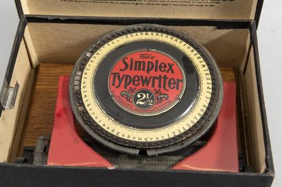 Simplex children's typewriter
