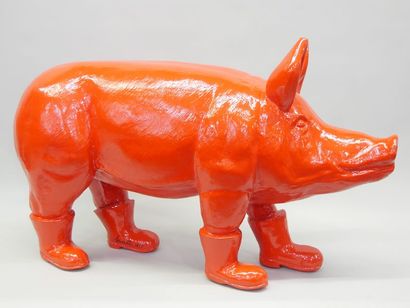 SWEETLOVE William (b. 1949)
Clonet pig,
sculpture...