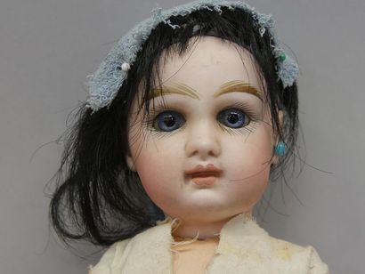 Set of 3 dolls in attic condition, fairly...