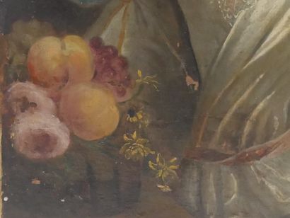 18th century school,
Portrait of a woman...