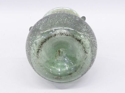 Acid-etched Syrian mosque lamp
(wear)
Height:...