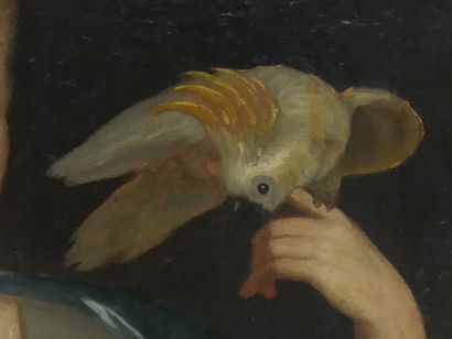 18th century school,
Portrait of a woman...