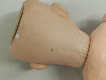 Set of 3 dolls in attic condition, fairly...