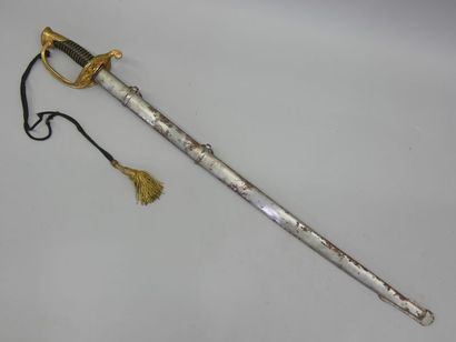 Officer's saber model 1855. Openwork frame...