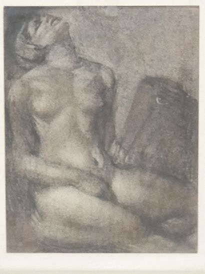 PORTIER Michel (born 1954)
Academy,
Charcoal...