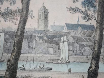 Ecole du début du XIXe siècle,
Vue d'une...