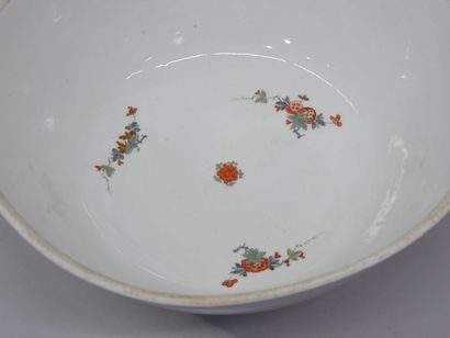 Meissen porcelain vegetable dish and poly-lobed...