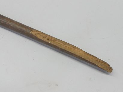 Antique wrought-iron halberd, consisting...