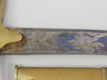 Light cavalry officer's saber. One-panel...