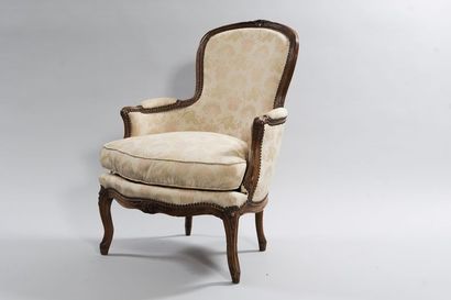 Bergère with cabriolet back in molded and...