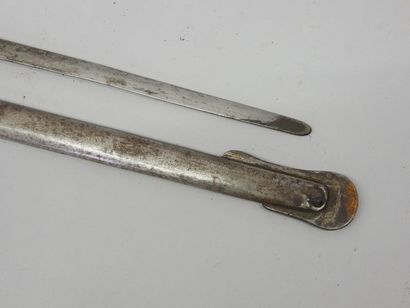 Child's saber. Brass mounting and filigreed...