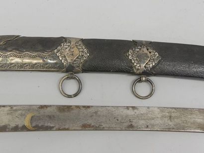 Kilij-type oriental saber. Strongly curved...
