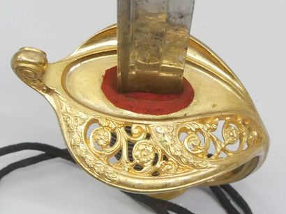Officer's saber model 1855. Openwork frame...