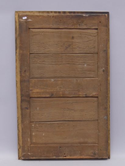 Miroir rectangulaire à décor de frises sur...
