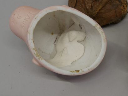 EDEN BEBE dismembered doll in attic condition...