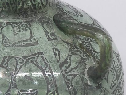 Acid-etched Syrian mosque lamp
(wear)
Height:...