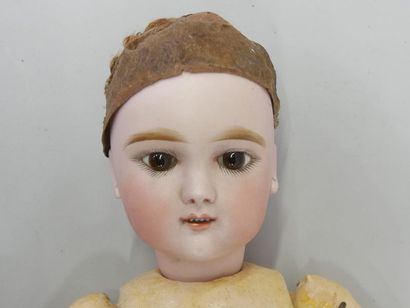EDEN BEBE dismembered doll in attic condition...