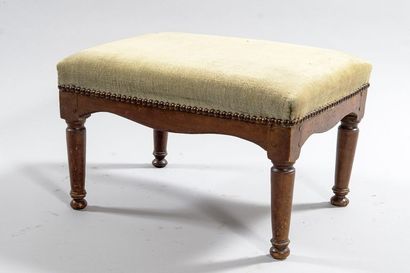 Tabouret de pied de forme rectangulaire,...